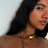 Radiant Sun Gold Necklace