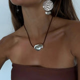 Radiant Sun Silver Necklace