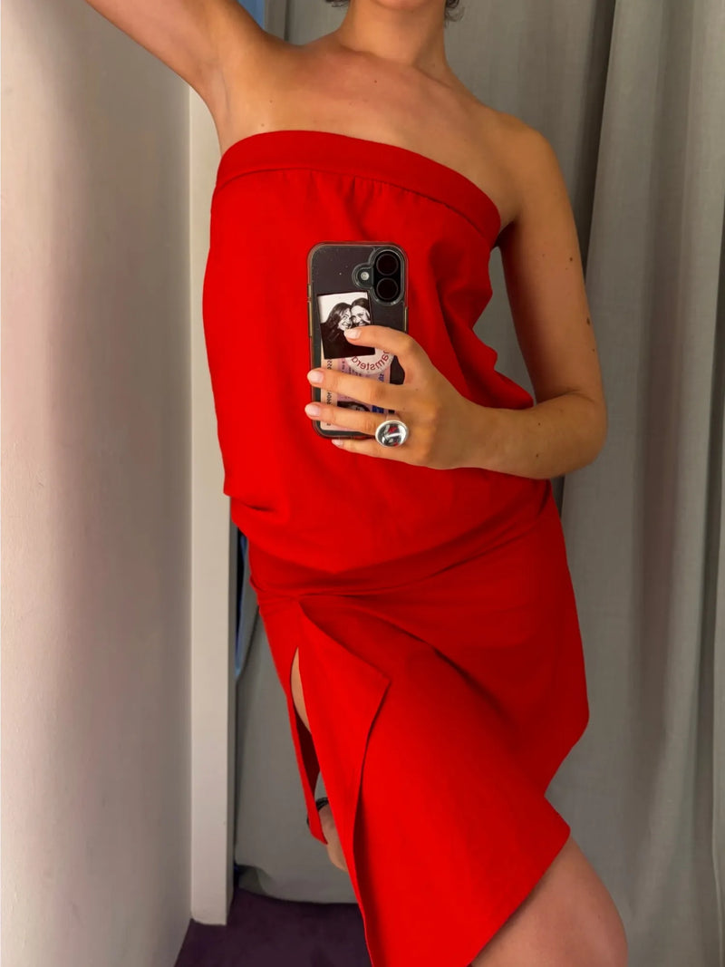 Red Caps Abito