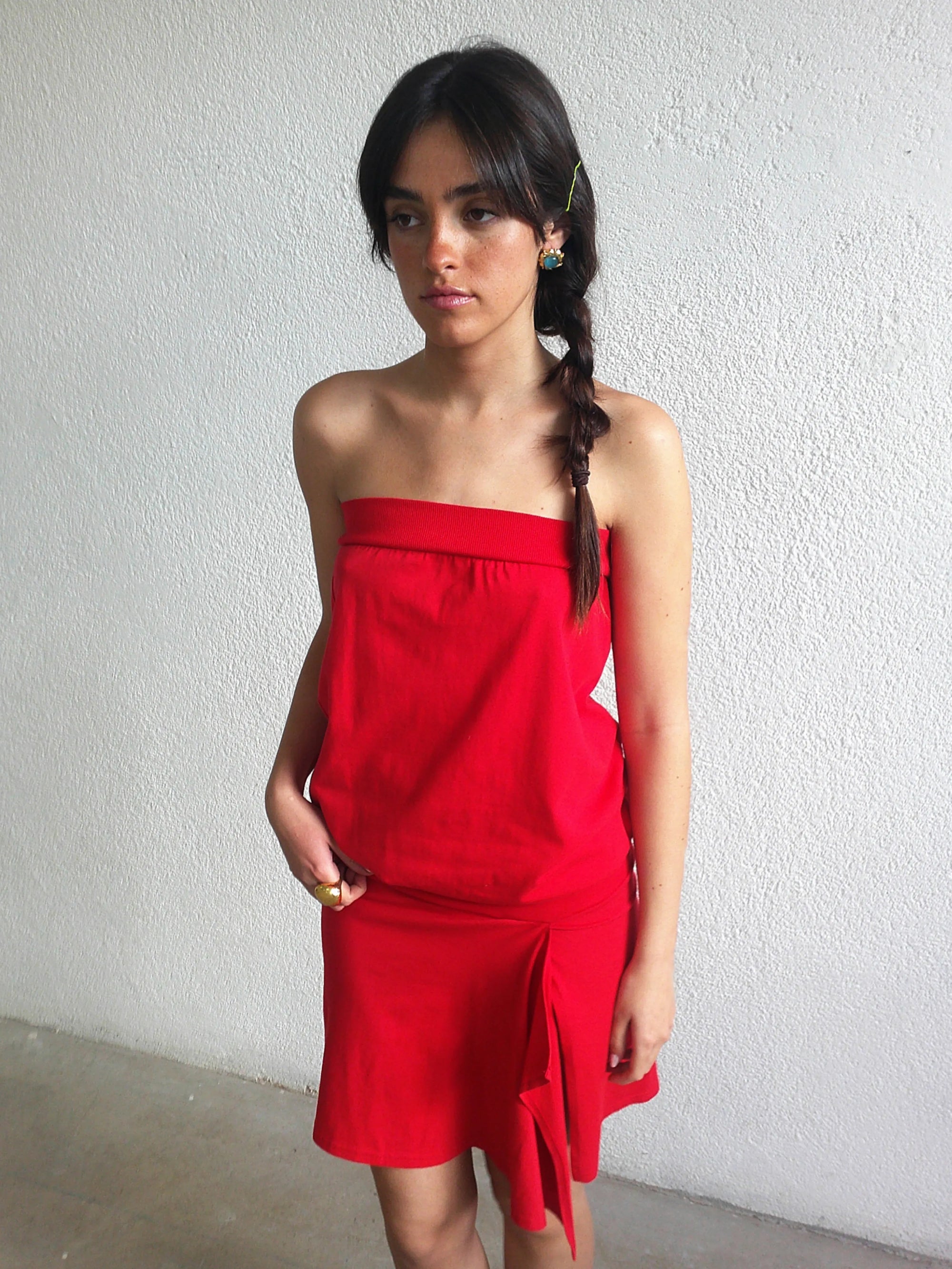 Red Caps Dress