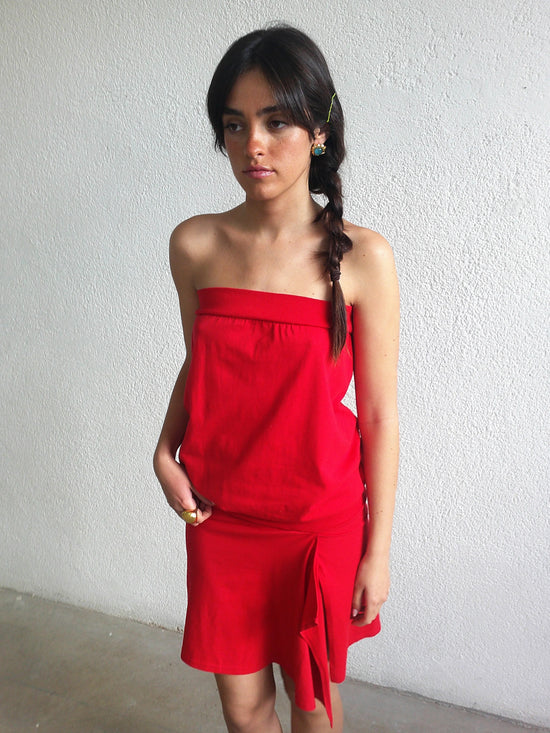 Red Caps Dress