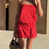 Red Caps Dress