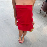 Red Caps Dress