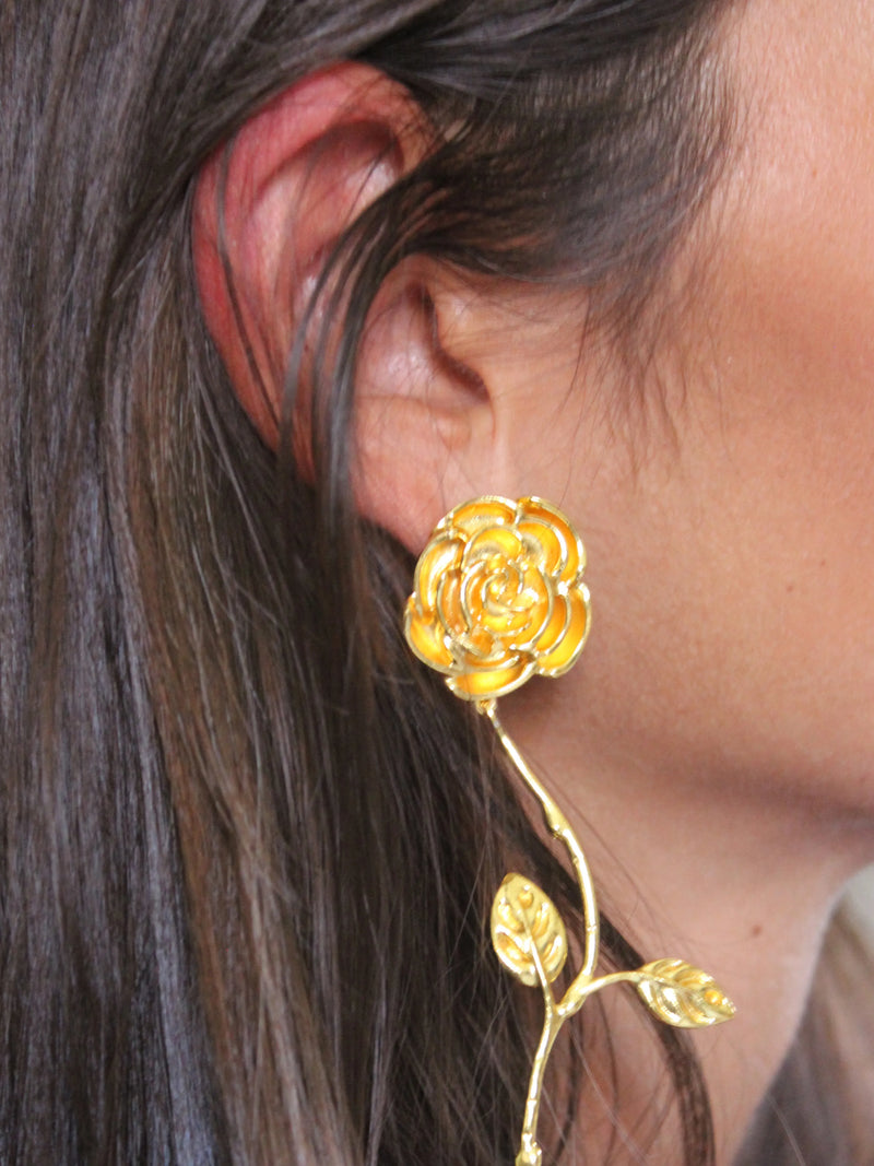Rouge Gold Orecchino