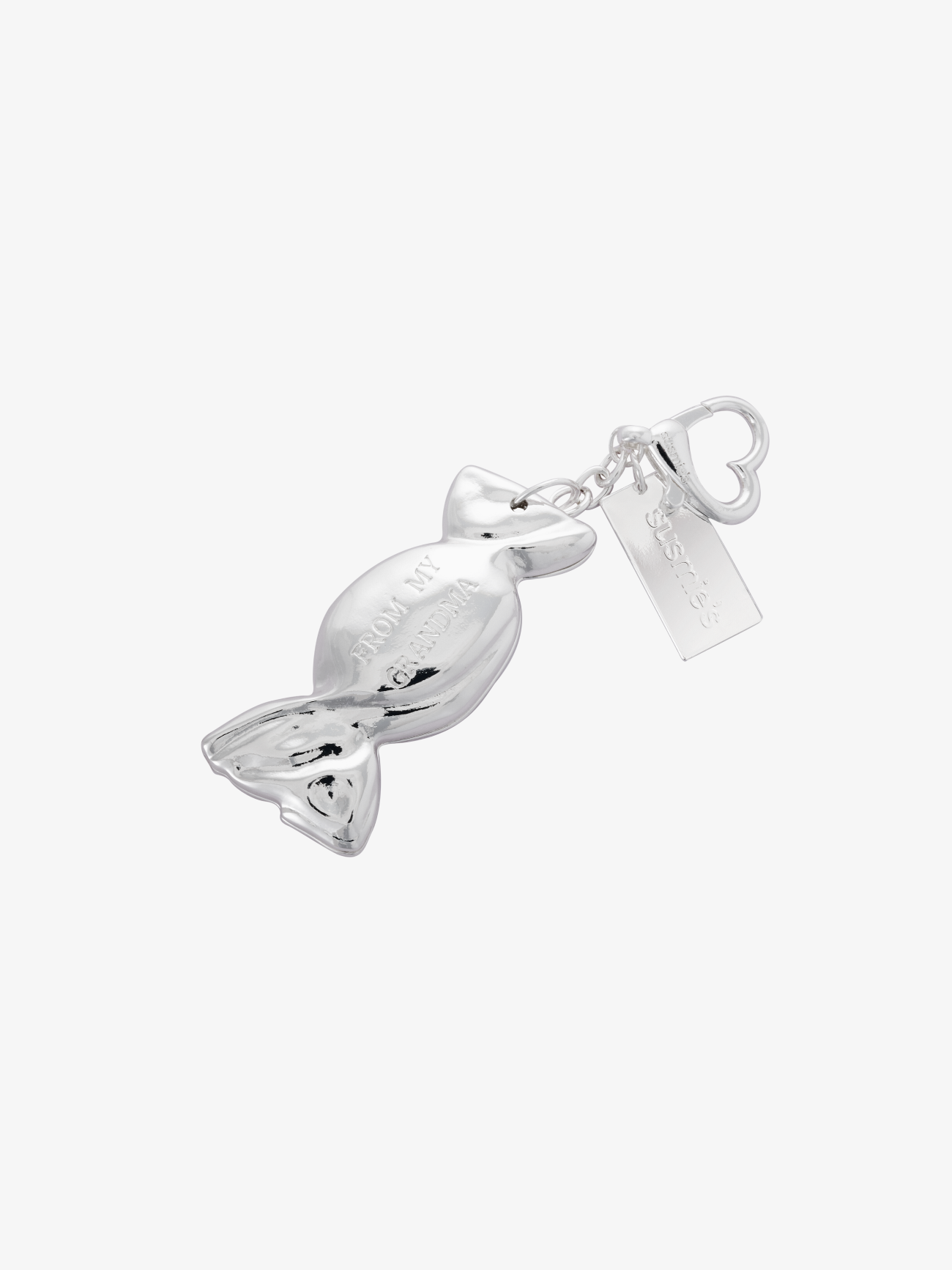 Sugar Sweet Silver Key Charm