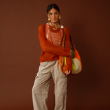 Brandy & Margo Sweater - Orange