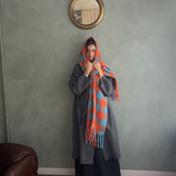 Galway - Blue&Orange Scarf