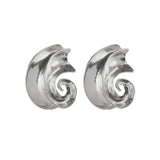 Silver Wave Earrings