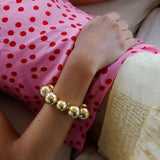 Snowball Gold Bracelet