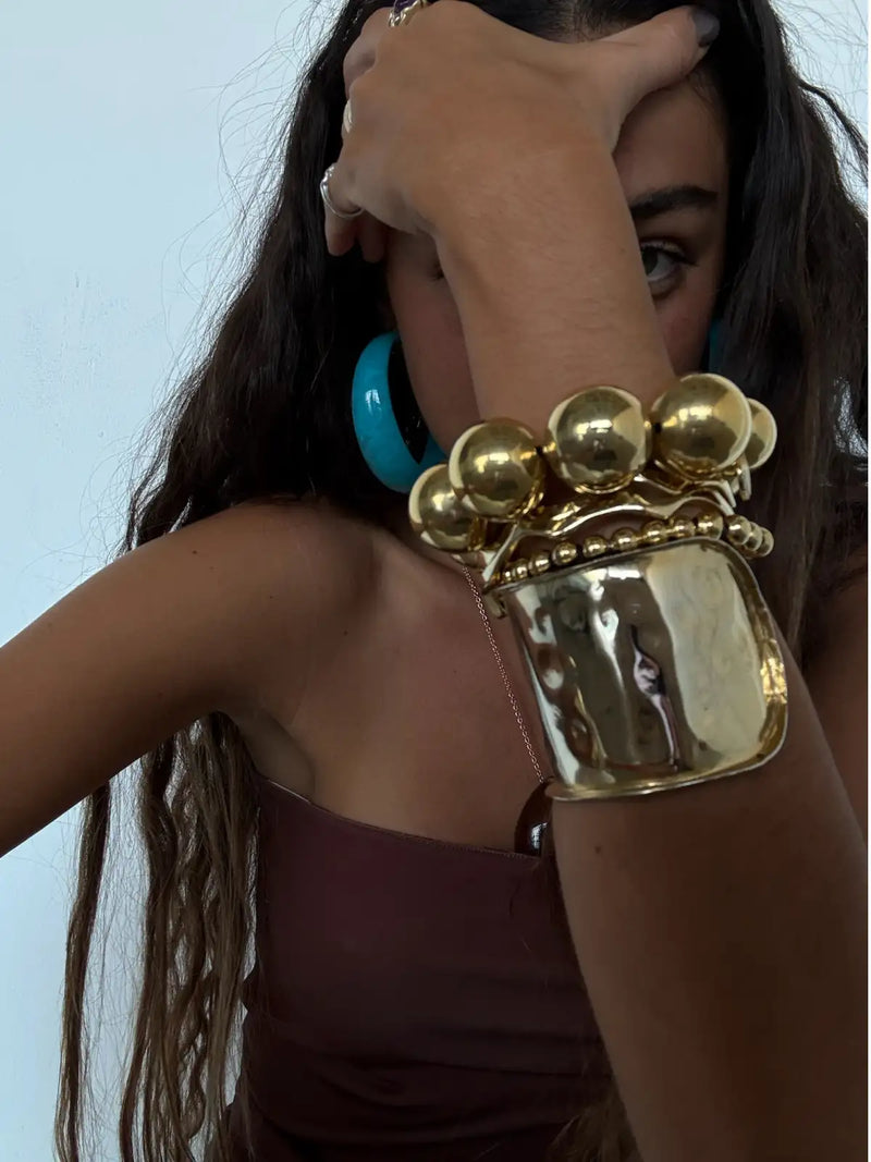 Snowball Gold Bracelet