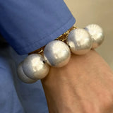 Snowball Silver Bracelet