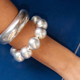 Snowball Silver Bracelet