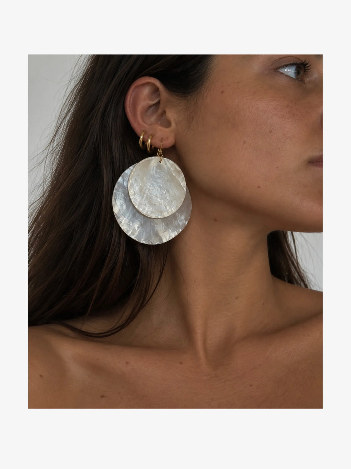 Teresa White Earrings