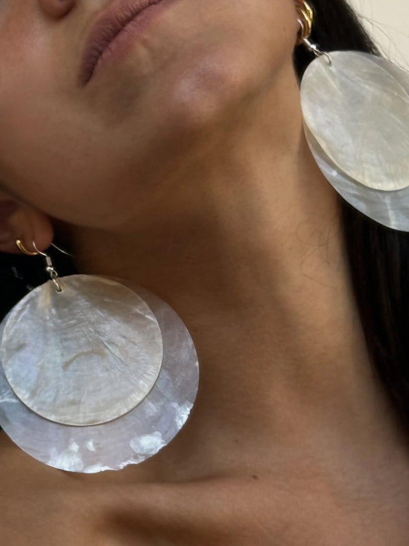 Teresa White Earrings