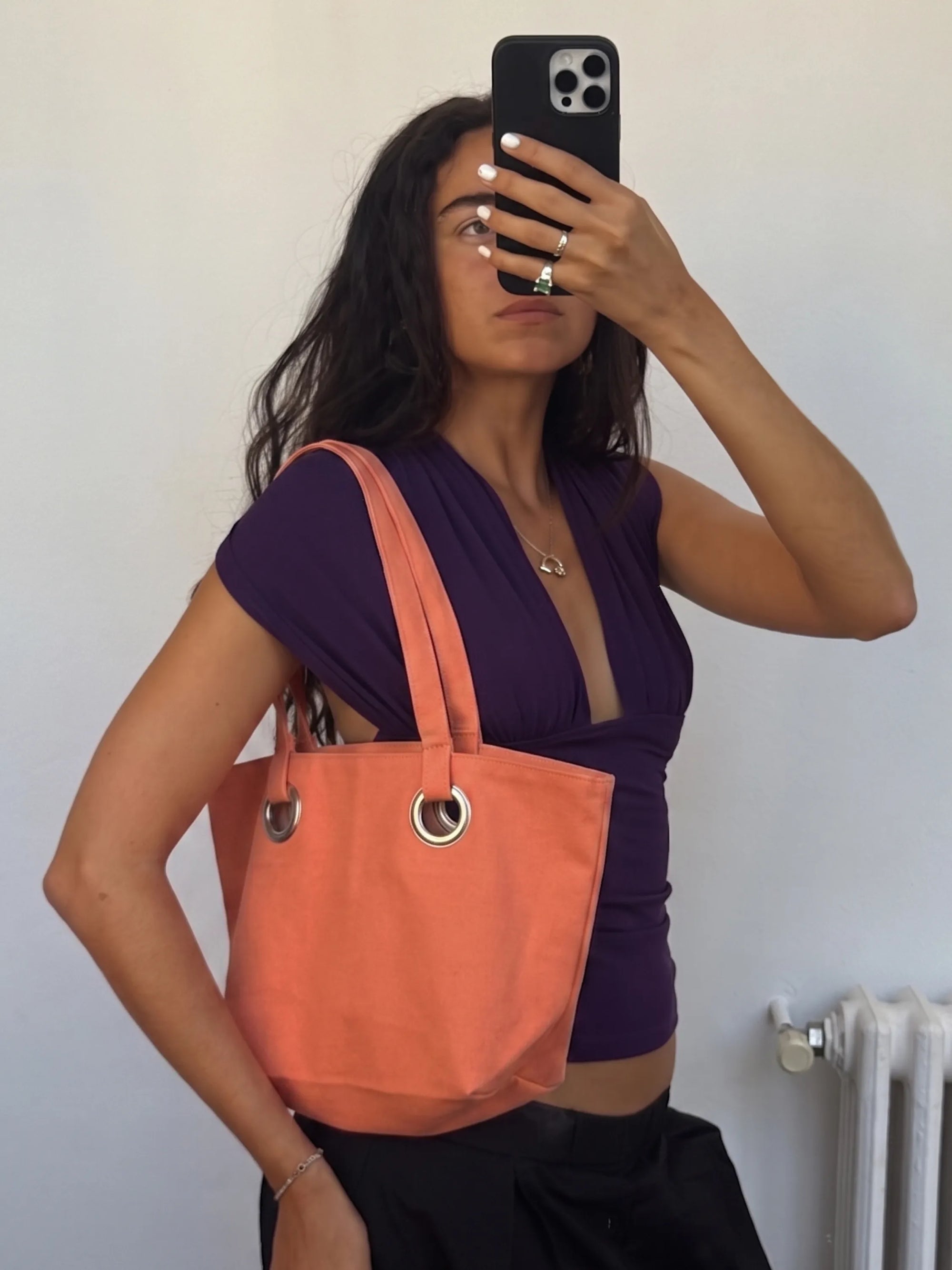 Tess Peach Bag