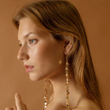 Tinsel Gold Earrings