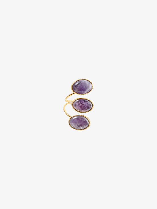 Trio Violet Ring