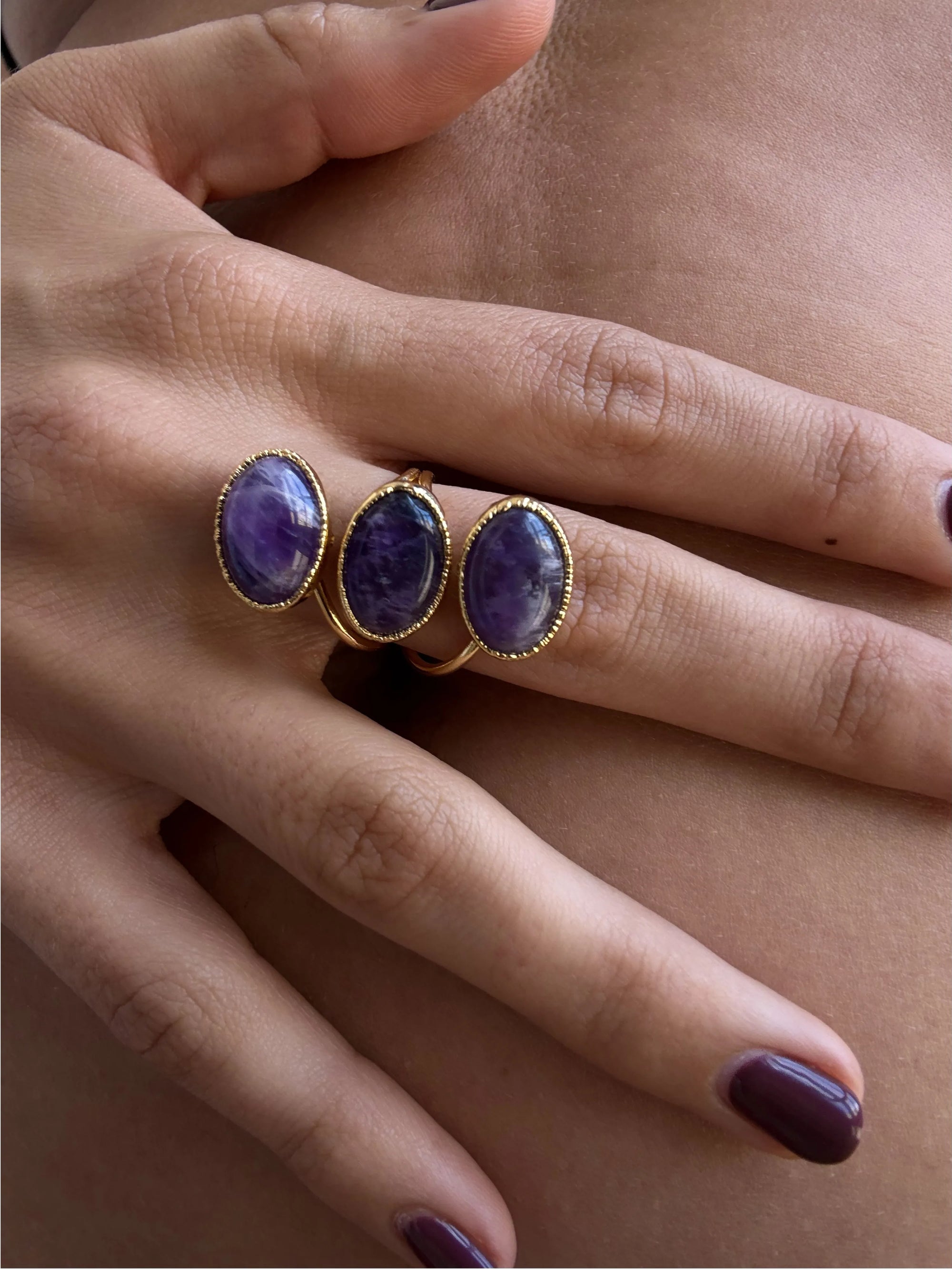 Trio Violet Anello