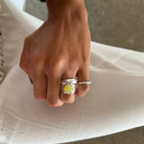 Un Taconeo Silver Ring