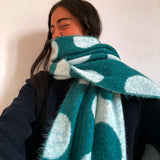 Écharpe bleue Marieta