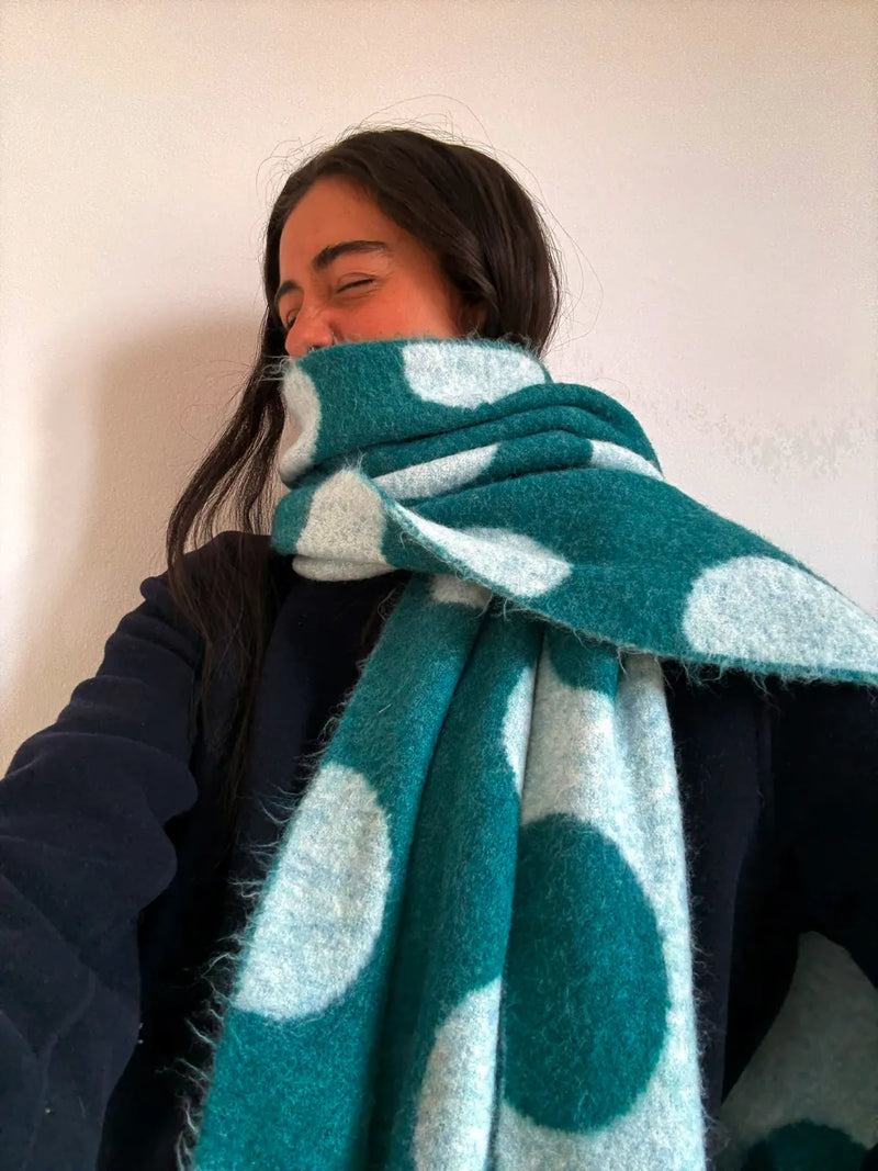 Marieta Blue Scarf