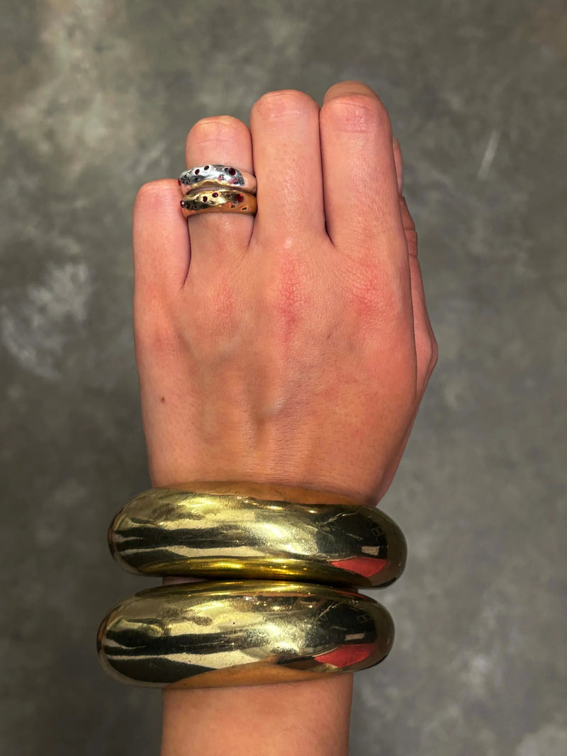 Abbey Silver Organic Ring