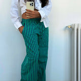Gabrielle Pants Blue&Green