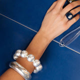 Snowball Silver Bracelet