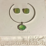 Alba Green Necklace